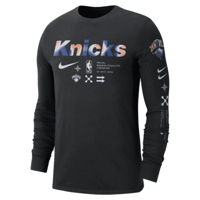 格安販売中 New York Nike.com T-Shirt. Long-Sleeve NBA Nike Men's Knicks トップス